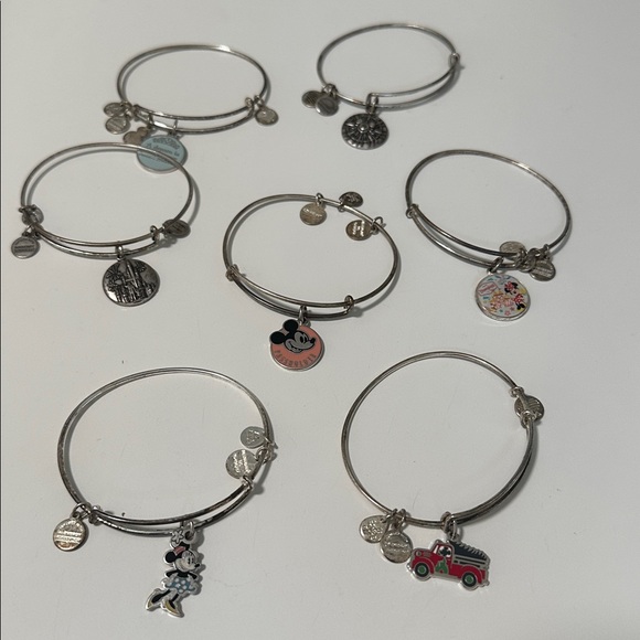 Alex and Ani Jewelry - 🌴 Bundle of 7 Alex & Ani Disney Bangle Bracelets